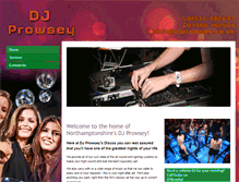 Tablet Screenshot of djprowsey.co.uk